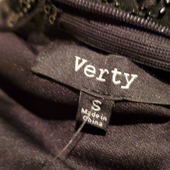 Verty Vintage Black Beaded Mermaid Dress Flapper S - Picture 8 of 8